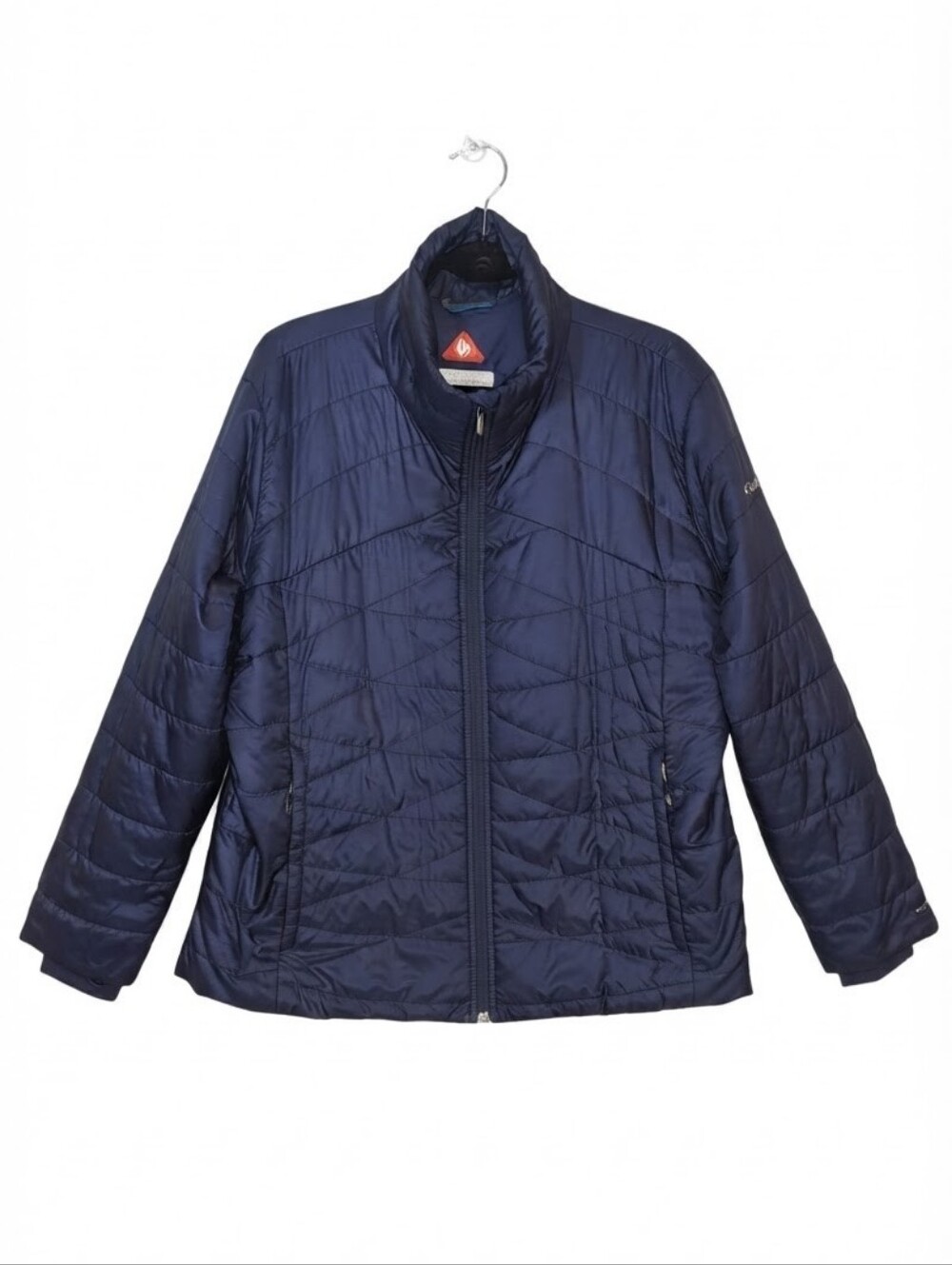 Columbia Womens Morning Light Puffer Jacket Omni Heat Blue Plus Size 2X XW5962